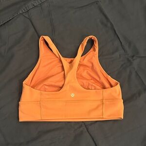 lululemon athletica Vibrant Orange Sports Bra